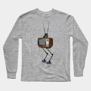 Retro Robot Long Sleeve T-Shirt